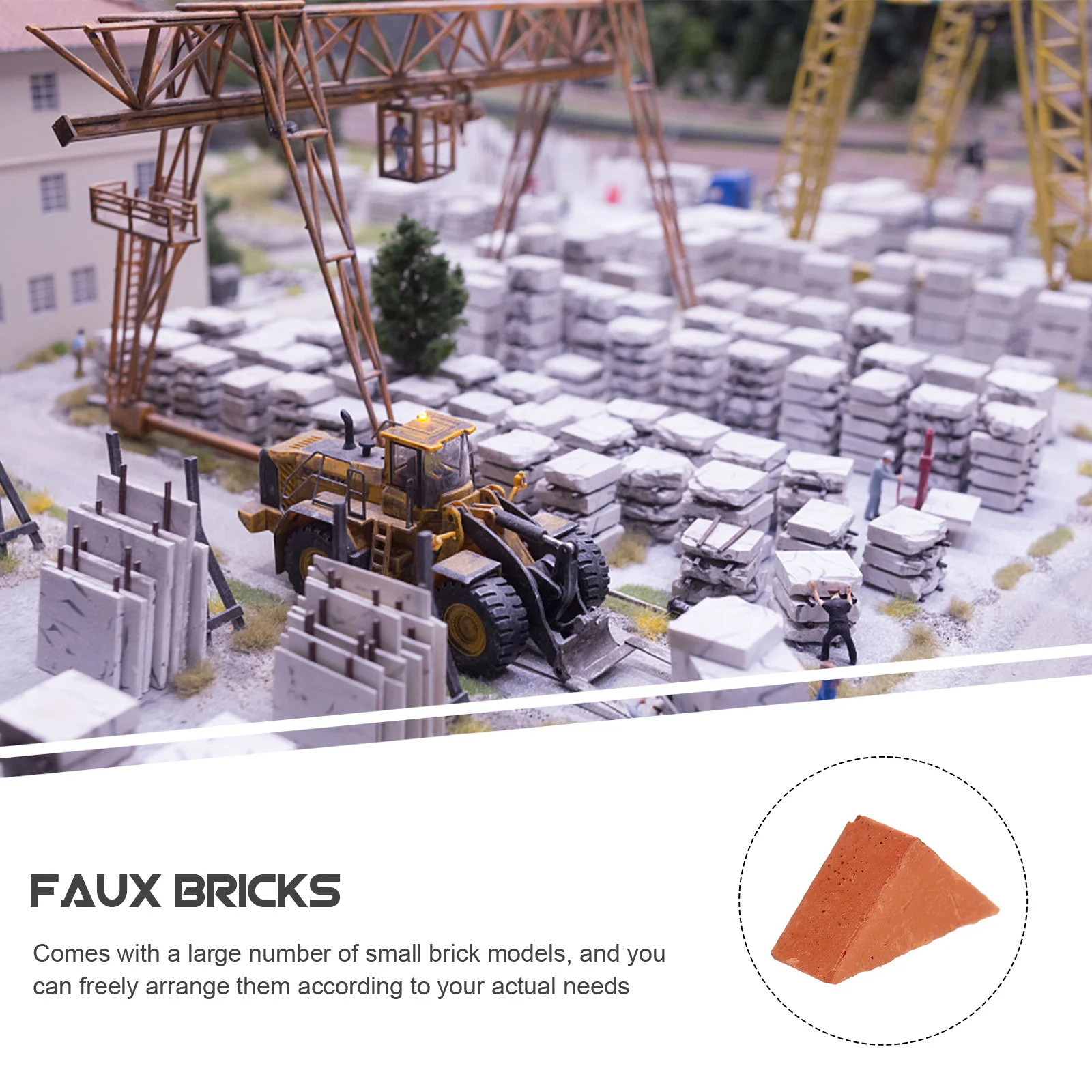 Миниатюрные кирпичи треугольной - Фотография_5