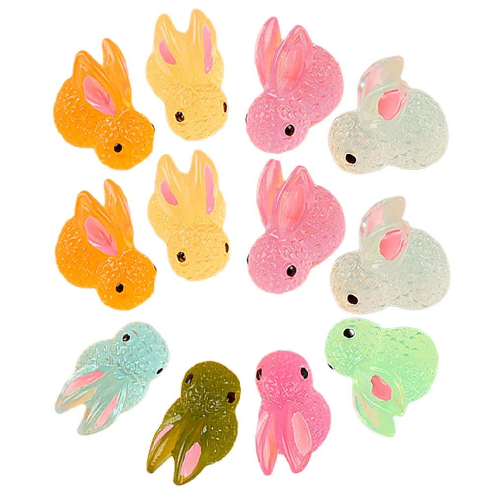 Мини-смола, декор в виде кролика