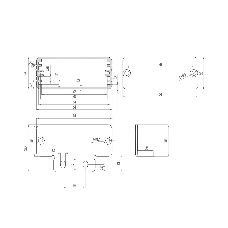 Корпус из алюминиевого сплава для электромонтажных плат - Фотография_5