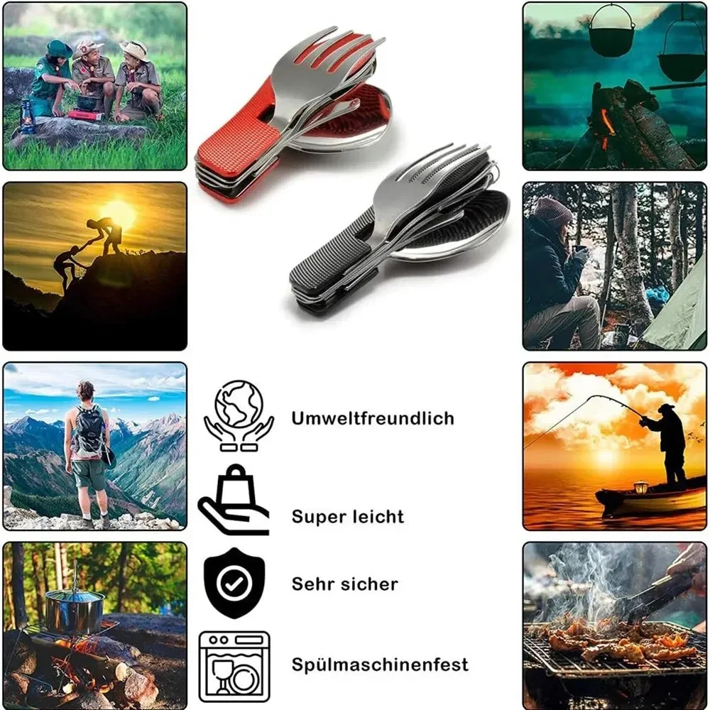 Столовые приборы из нержавеющей стали 4 в 1 - Фотография_6