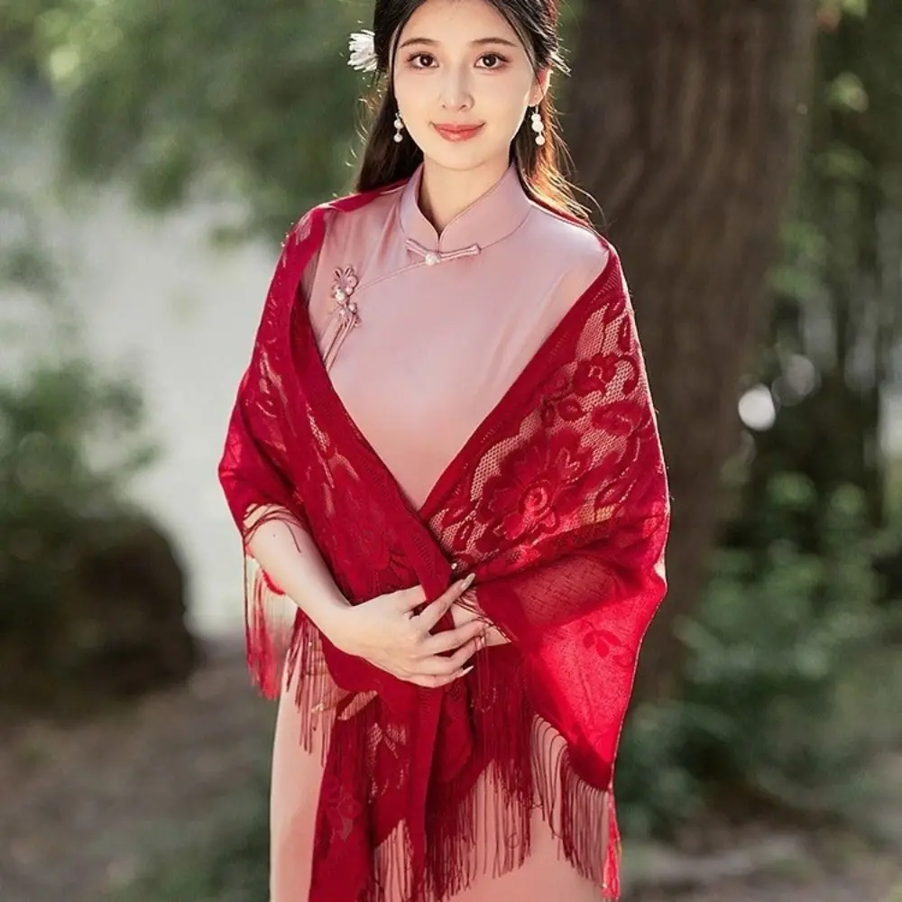 Лоскутные кардиганы с кисточками и v-образным вырезом - Фотография_6