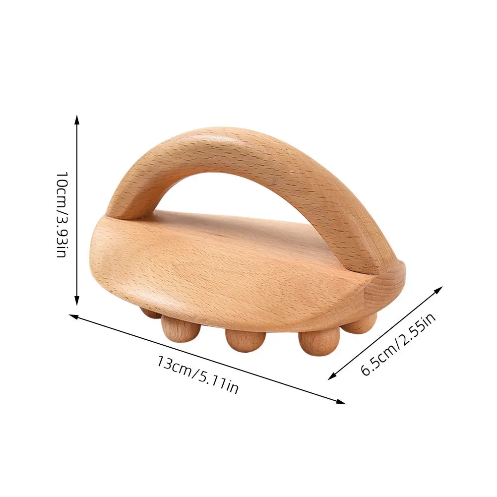 Деревянная массажная щетка для тела - Фотография_3