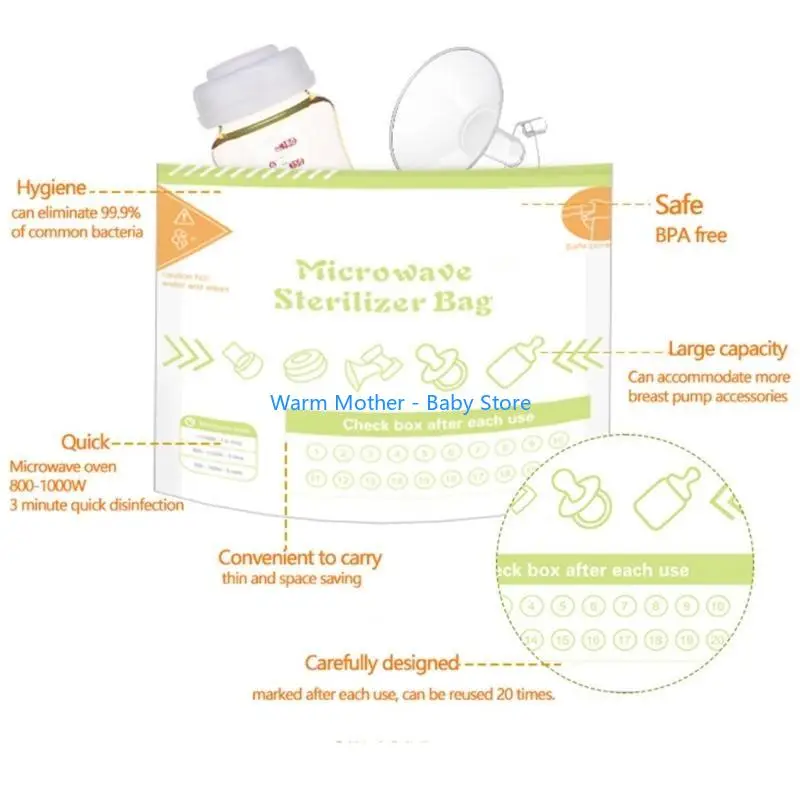 Набор из 10 многоразовых пакетов - Фотография_3