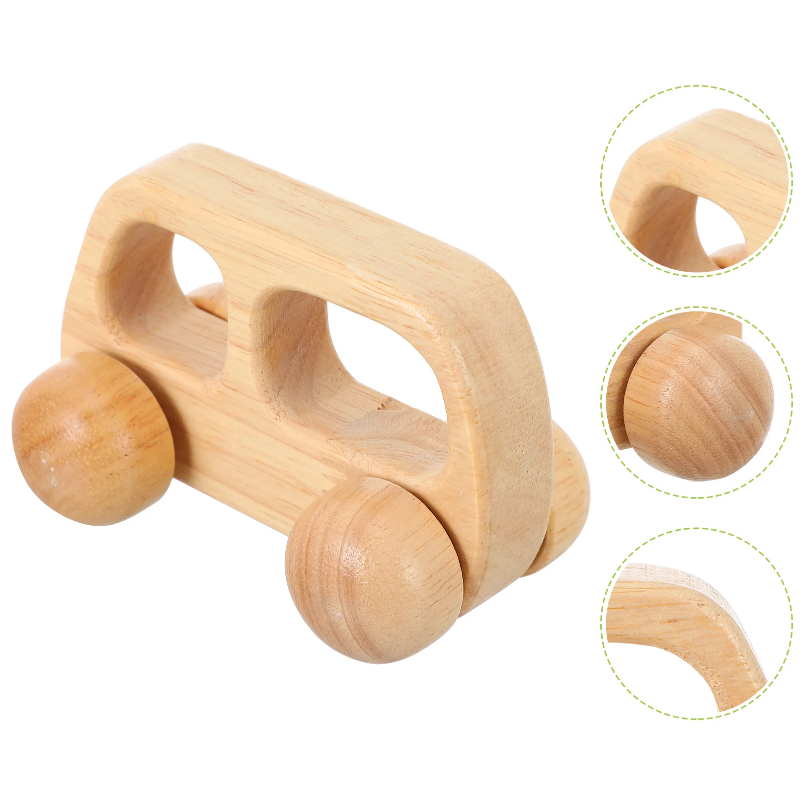 Деревянный детский автомобильный прорезыватель для рук