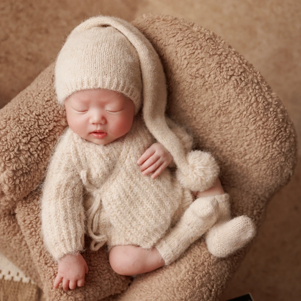 Вязаная одежда для фотосессии новорожденных - Фотография_2
