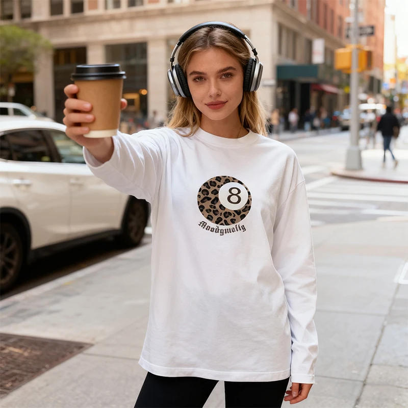 Футболка с леопардовым принтом для бильярда - Фотография_5