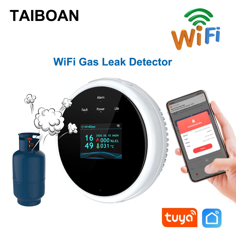 Taiboan wifi gas lpg датчик утечки