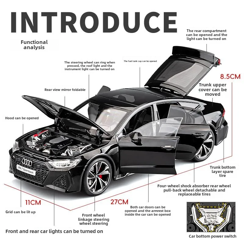 Моделирование 1:18 audi rs7 sportback - Фотография_4