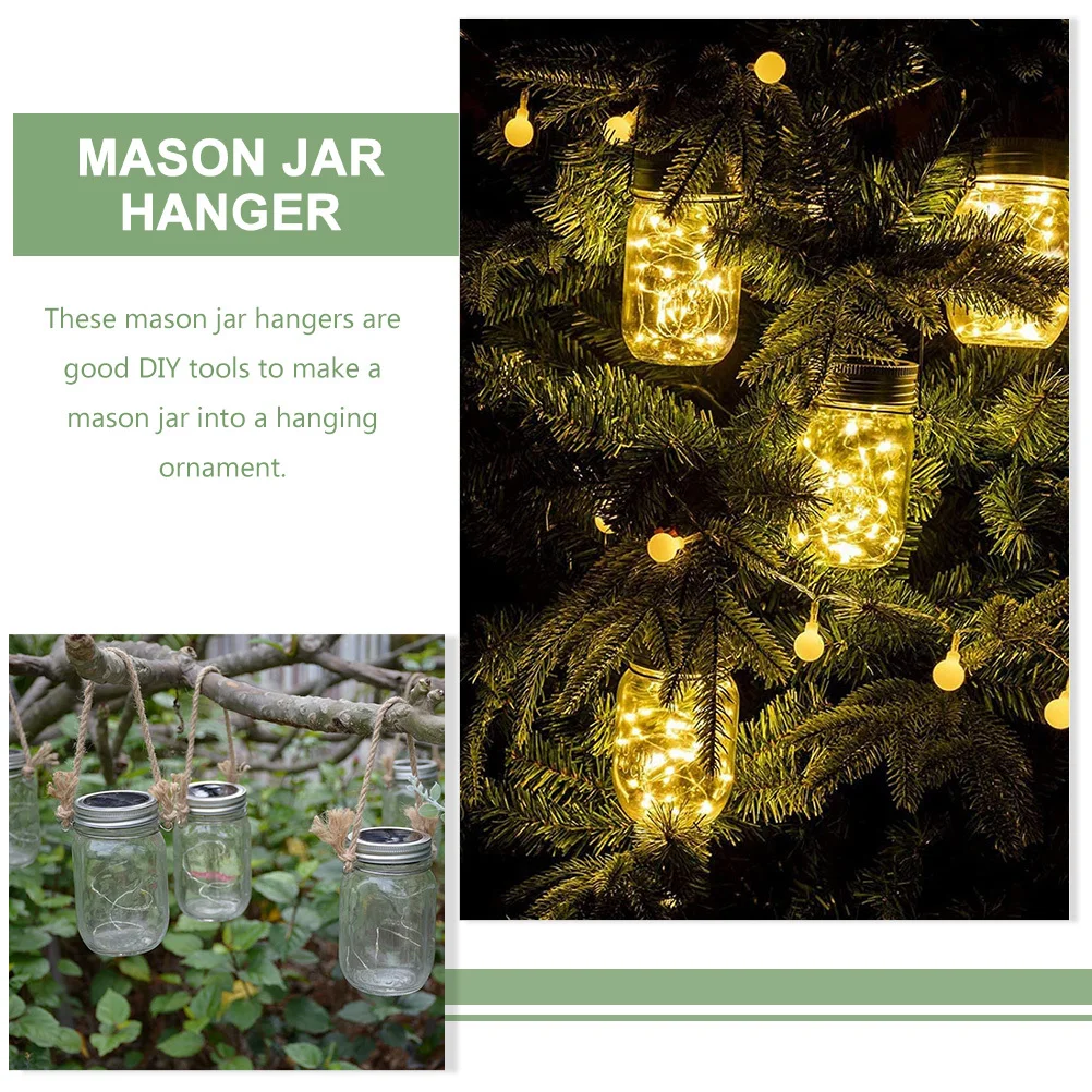 Винтажные вешалки из мешковины