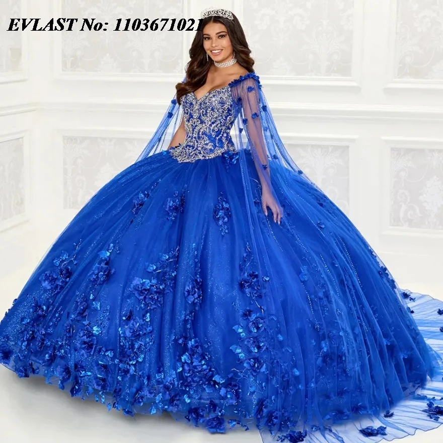 Evlast красное платье quinceanera по индивидуальному заказу - Фотография_6