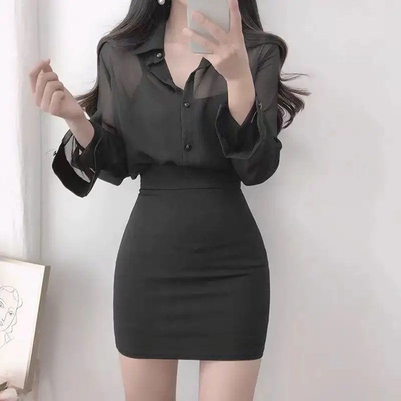 Юбка женская короткая с запахом - Фотография_3