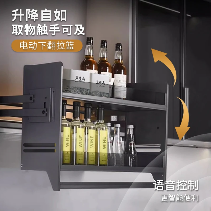 Кухонный интеллектуальный подвесной шкаф - Фотография_2