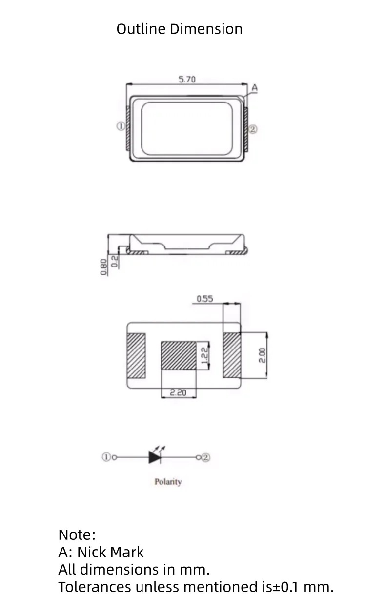 2835 0,2 вт smd светодиодные бусины - Фотография_3