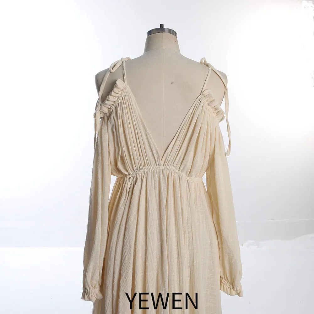 Платье для фотосессии в стиле бохо с регулируемой шеей - Фотография_5