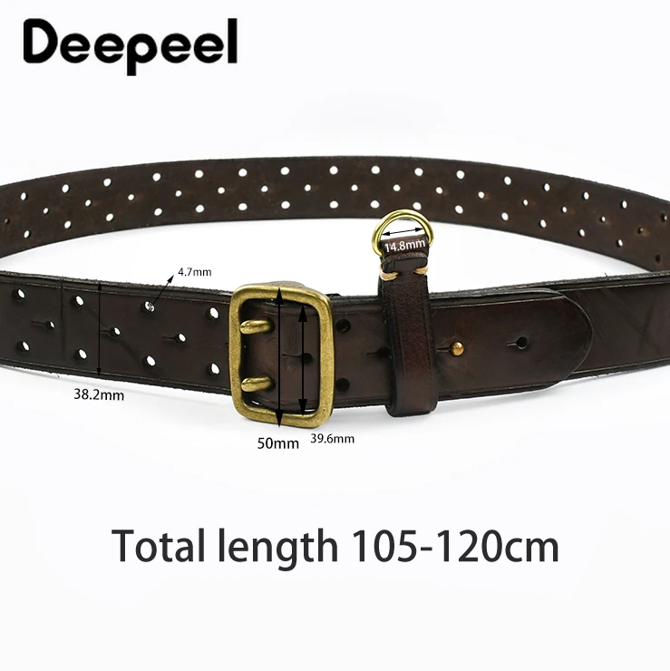 Deepeel mens belts genuine leather - Фотография_3