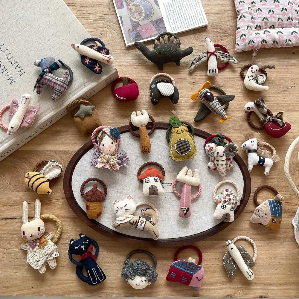 Эластичные ленты для волос с героями мультфильмов для девочек