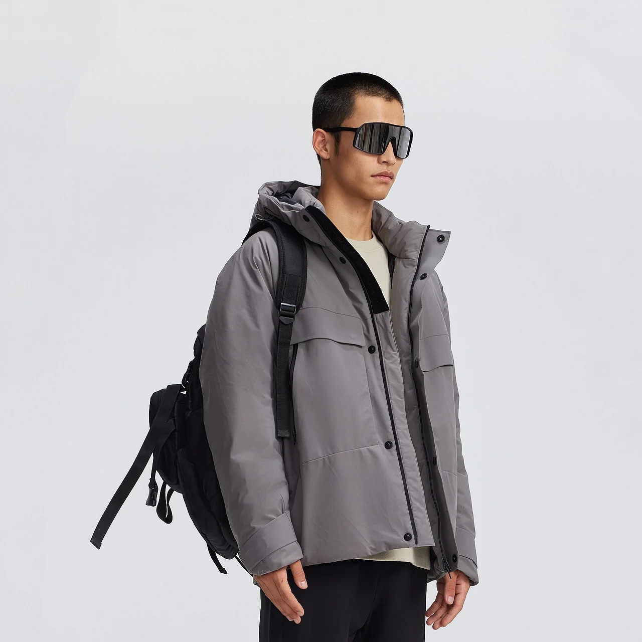 Metersbonwe мужской легкий пуховик - Фотография_3