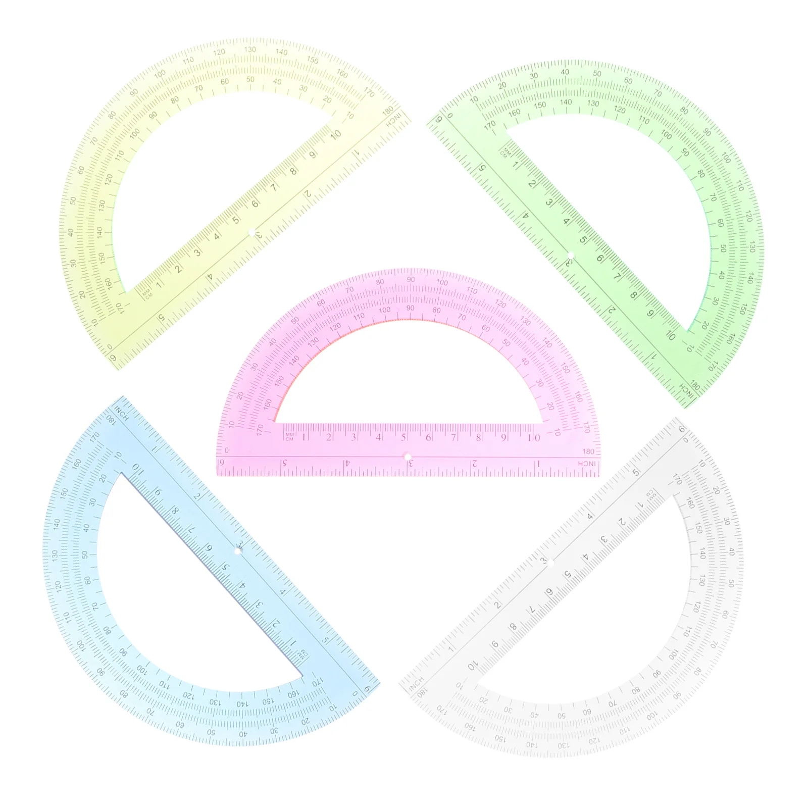 Набор математических транспортиров - Фотография_3