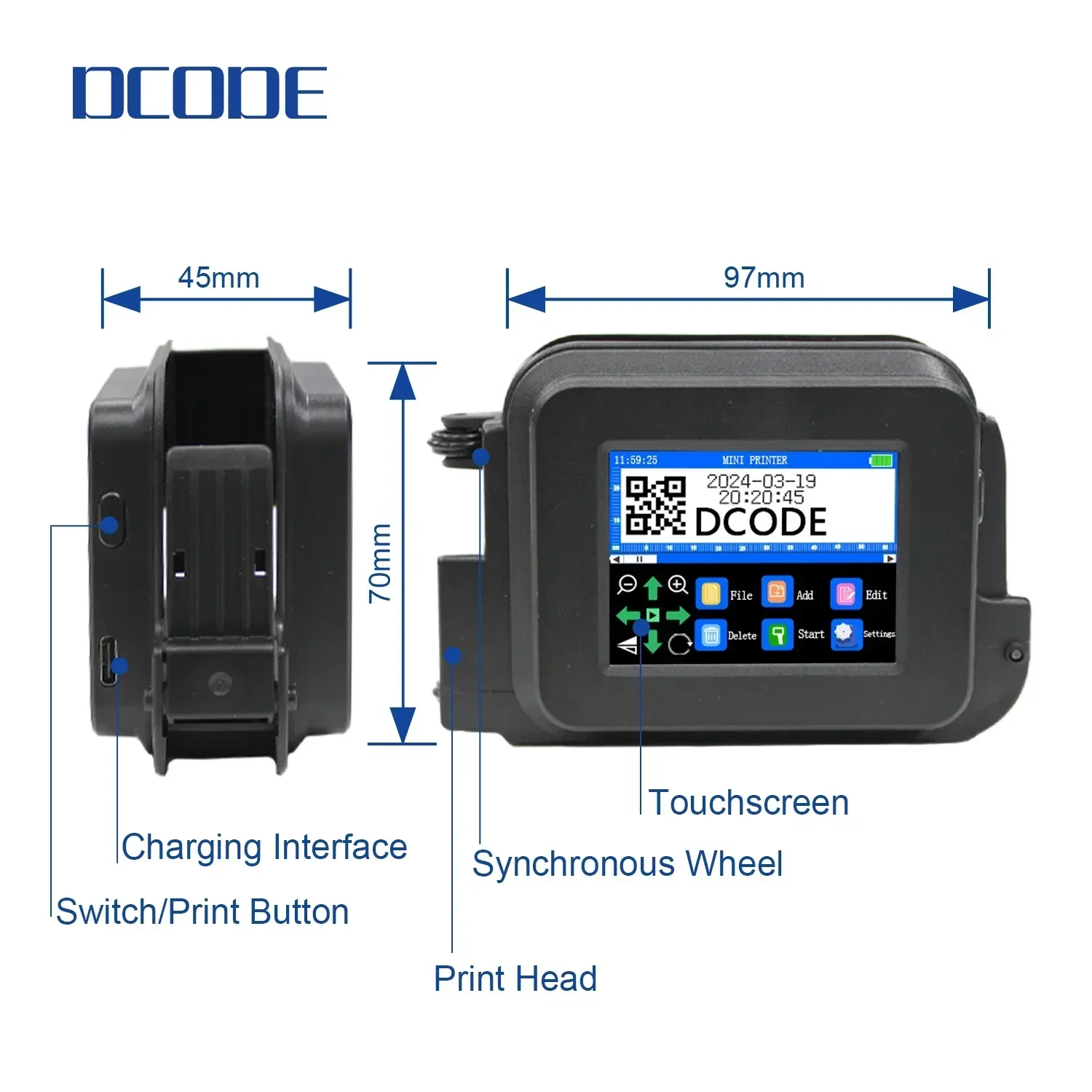 Портативный мини-принтер dcode xmini 12 - Фотография_5