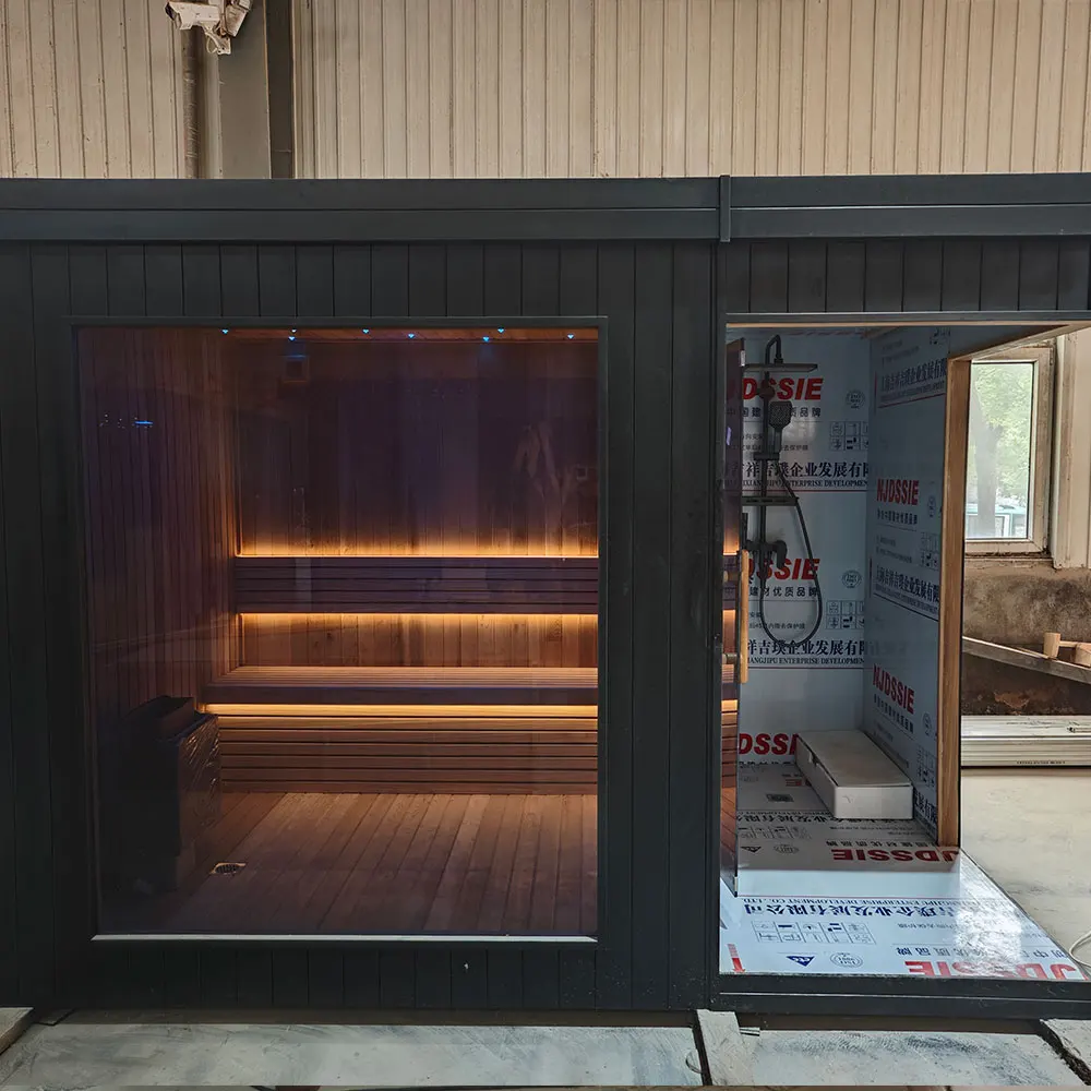 Наружная сауна с полным спектром и низким излучением - Фотография_5