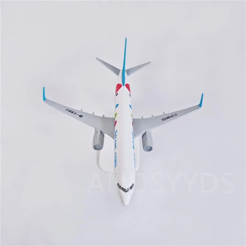 20 см nine yuan airlines b737 модель самолета из сплава - Фотография_4