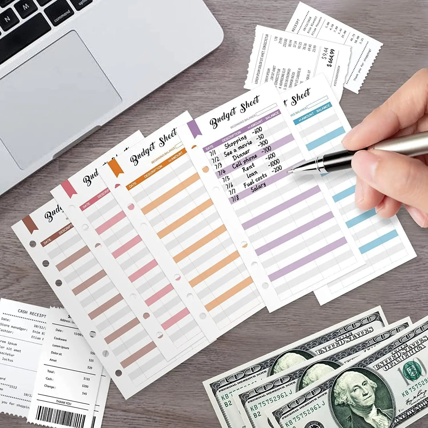 Набор бюджетных папок формата а7 — мини-органайзер для денег - Фотография_5