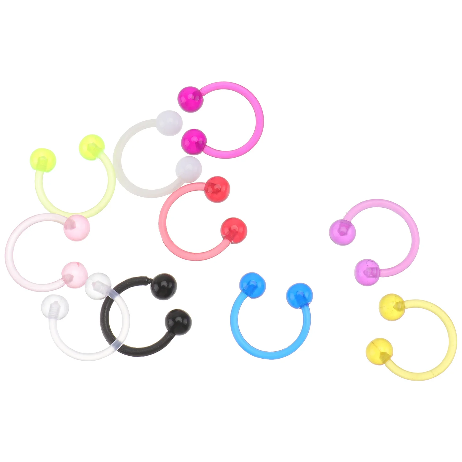 Стильное поддельное кольцо в носу u-образной формы - Фотография_2