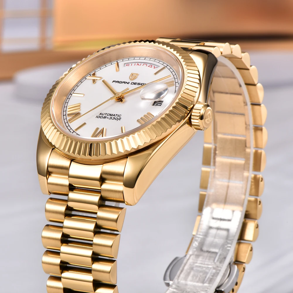 Pagani design dd40 золотые мужские - Фотография_5