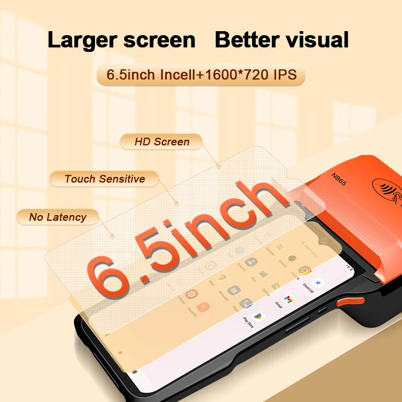 6,5-дюймовый мобильный pos-память android 14 - Фотография_2