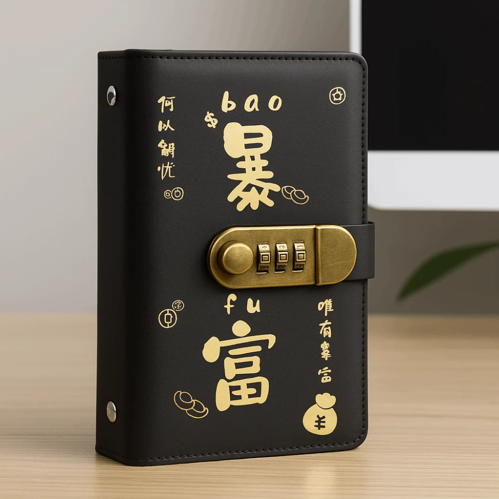 С паролем, экономящая папка для денег - Фотография_2