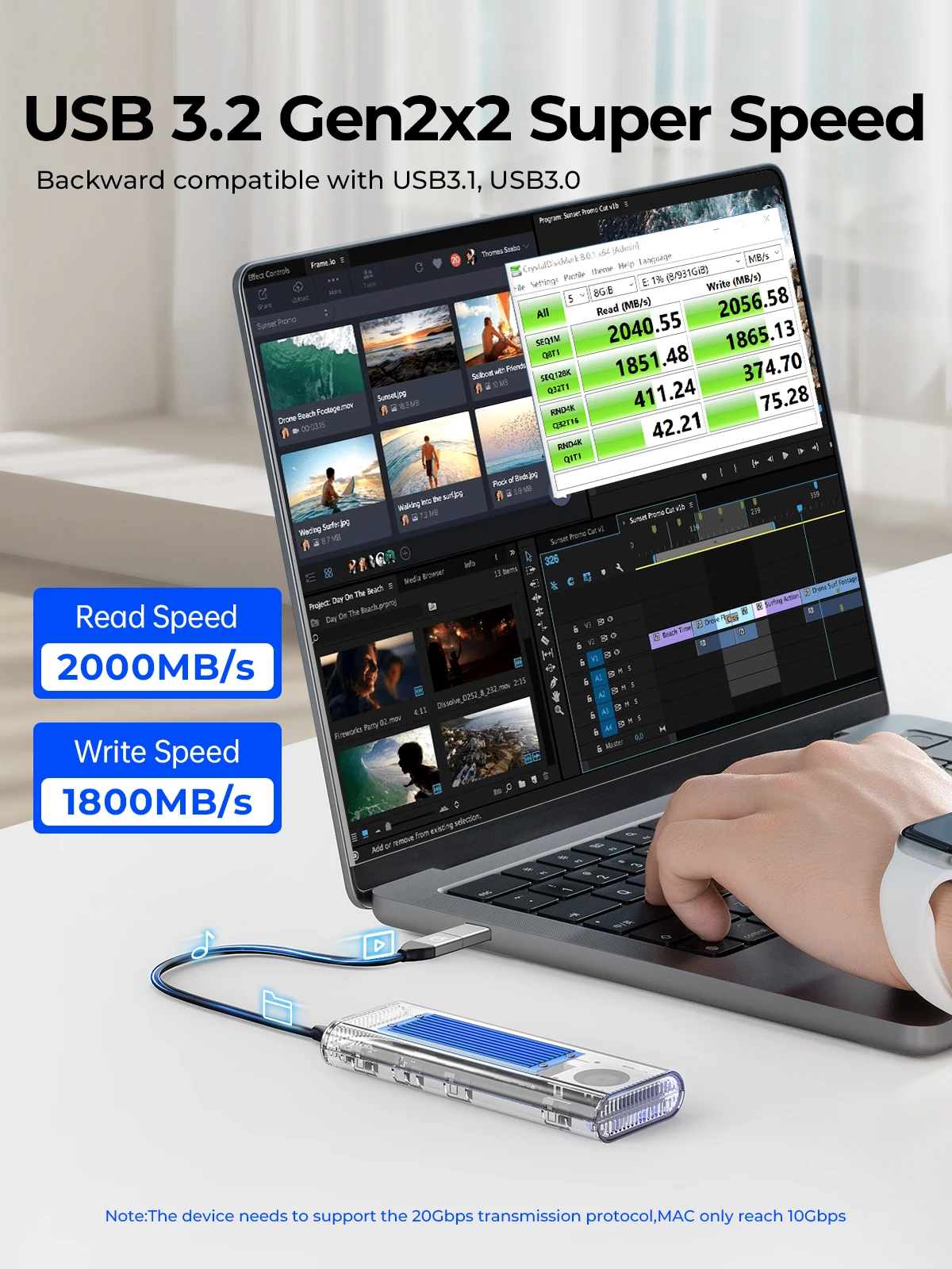 Корпус orico 20 гбит/с m - Фотография_2
