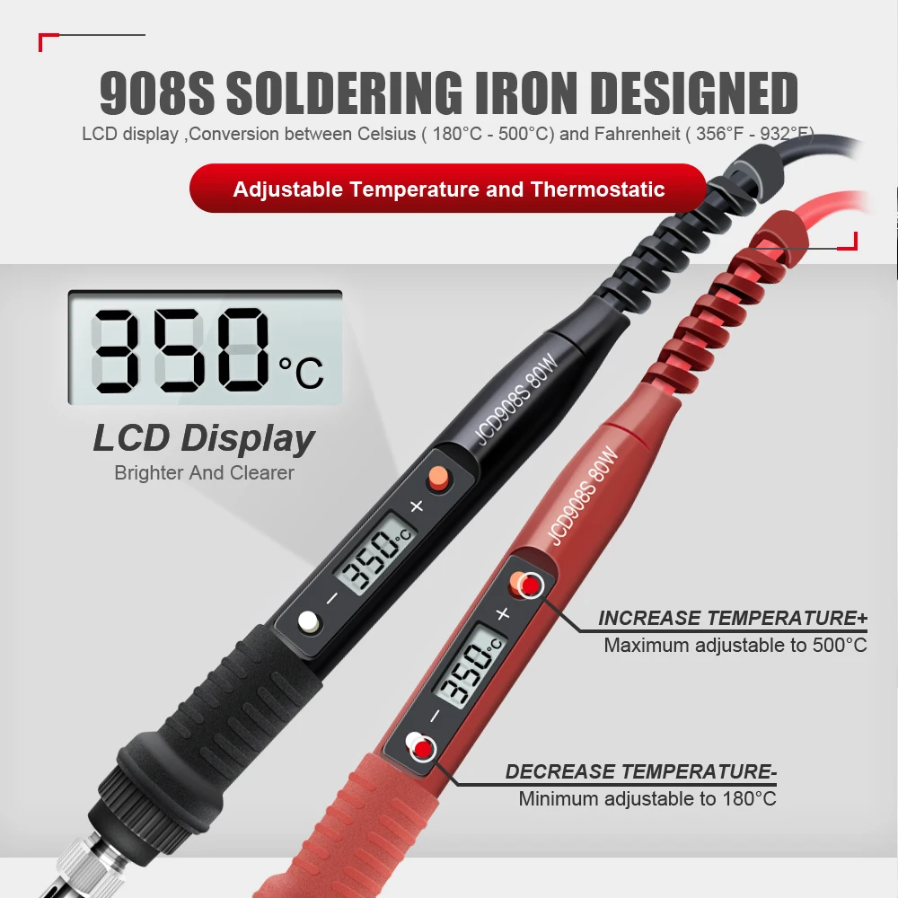 Электрический паяльник жк-цифровой - Фотография_2