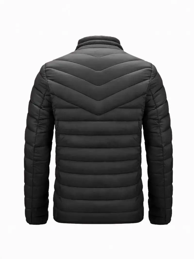 Мужская легкая стеганая куртка на пуху - Фотография_3