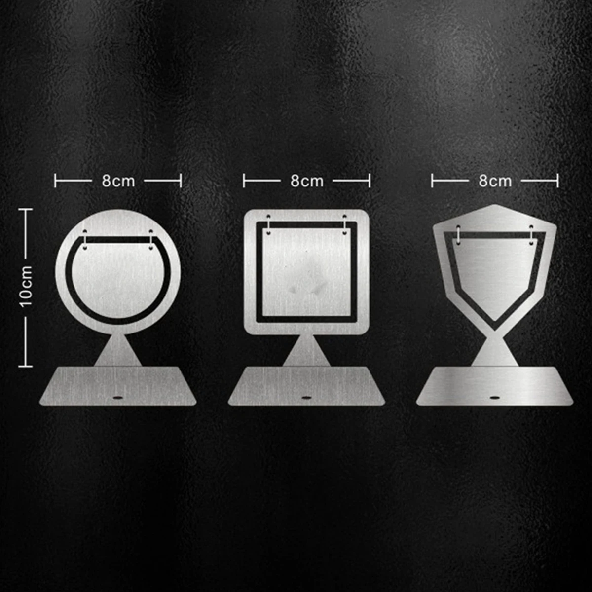 Стоячий поезд мишень из нержавеющей - Фотография_2