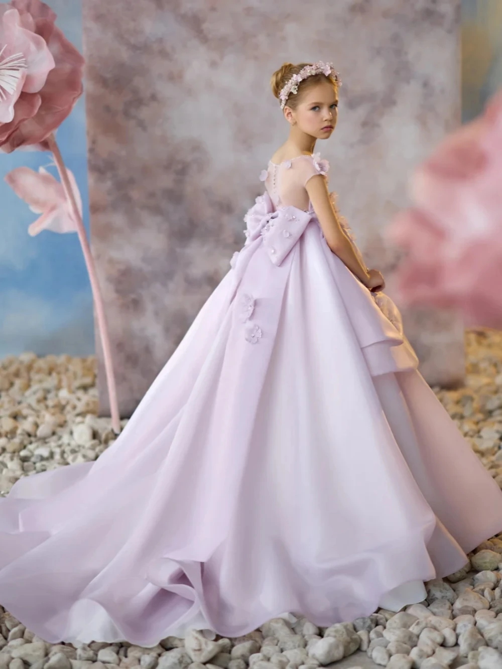 Роскошные фиолетовые платья с 3d - Фотография_4