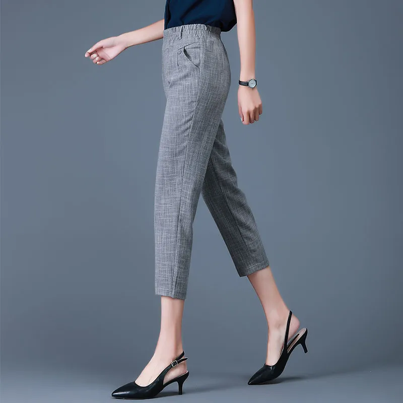 Корейские повседневные капри для женщин - Фотография_6