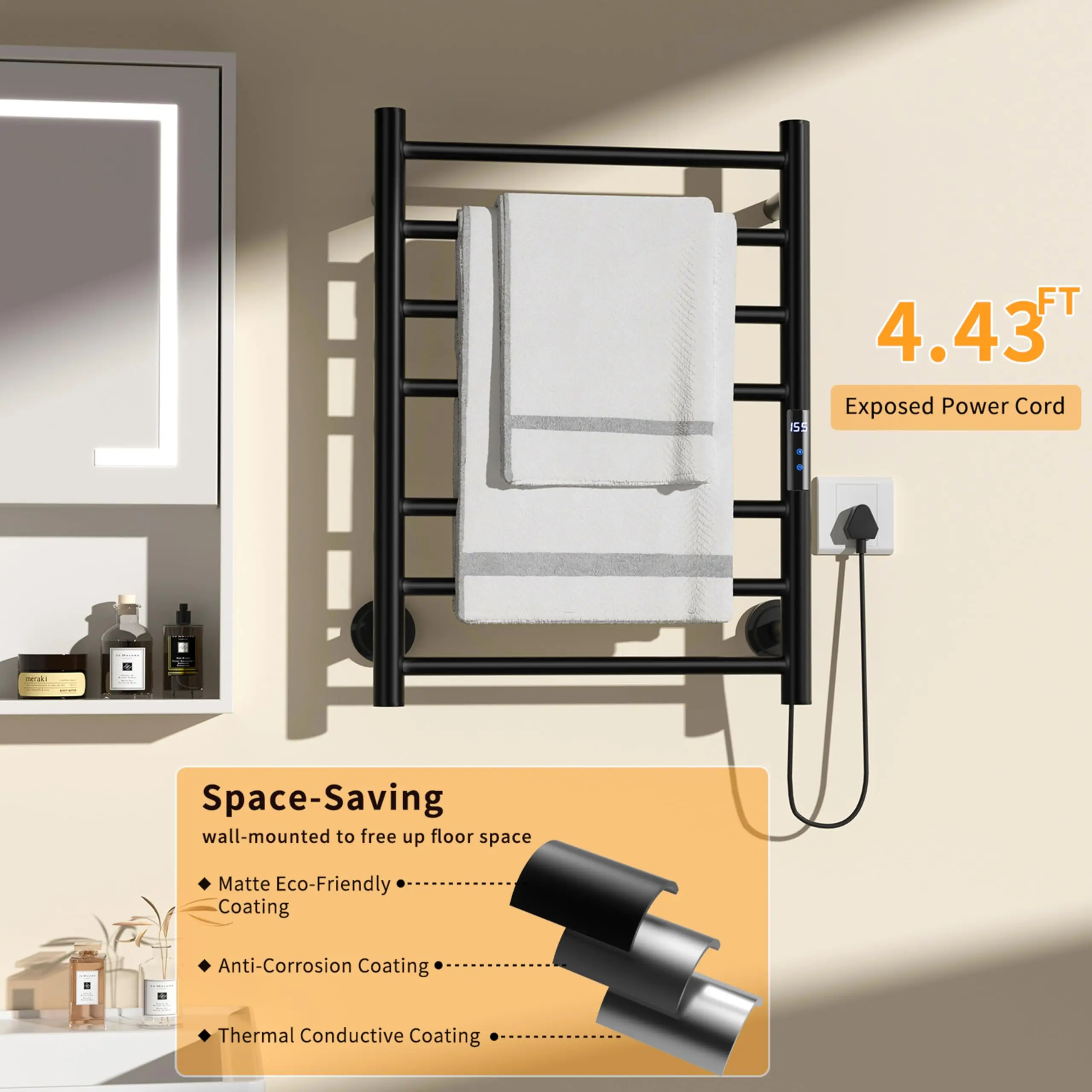 Умная сушилка для полотенец для ванной комнаты - Фотография_6