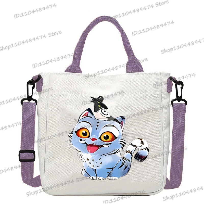 Новые аниме женские и мужские сумки через плечо с героями мультфильмов - Фотография_4