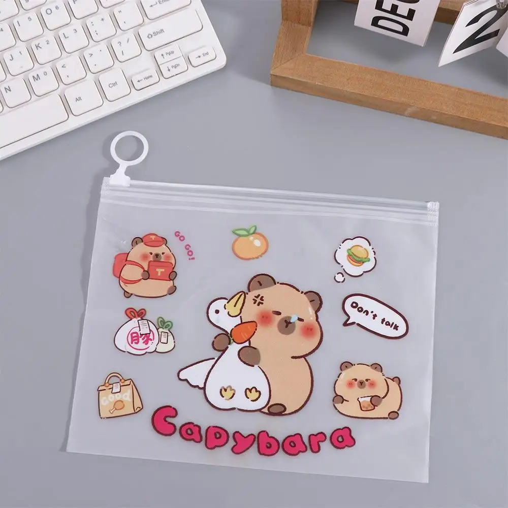 Прозрачная сумка для файлов capybara большой емкости