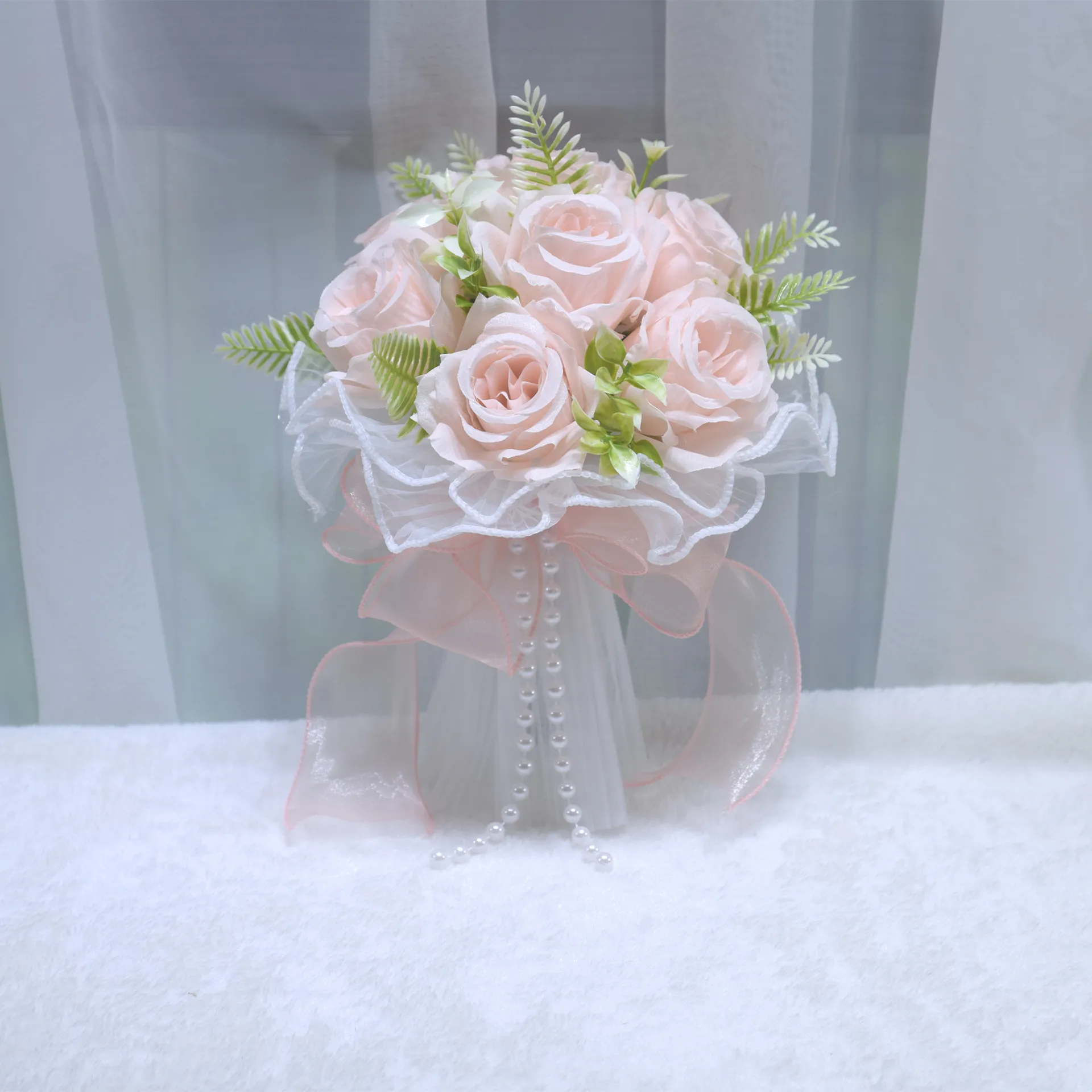 Западный стиль, уличная свадебная имитация розы - Фотография_3