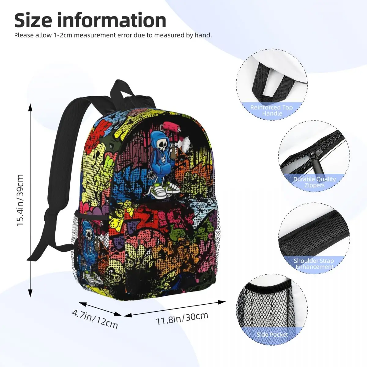 Граффити скелет новая мода высокая - Фотография_4