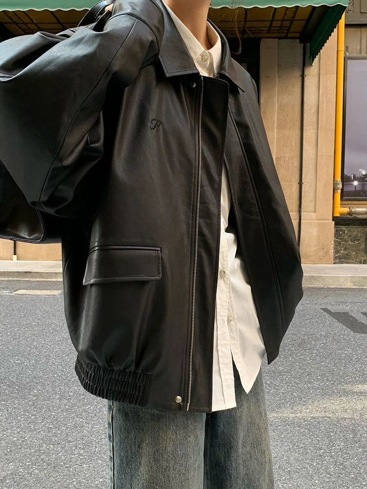 Винтажная женская куртка jmprs из искусственной кожи - Фотография_4