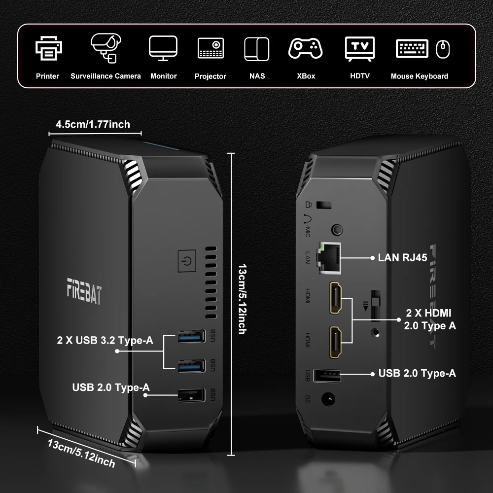 Firebat ak2 мини-пк intel n150 - Фотография_6