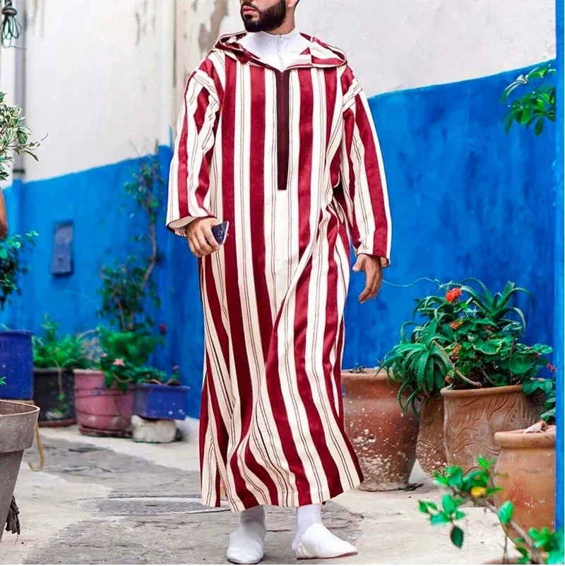 Мусульманские мужские халаты jubba thobe 2025 года - Фотография_2