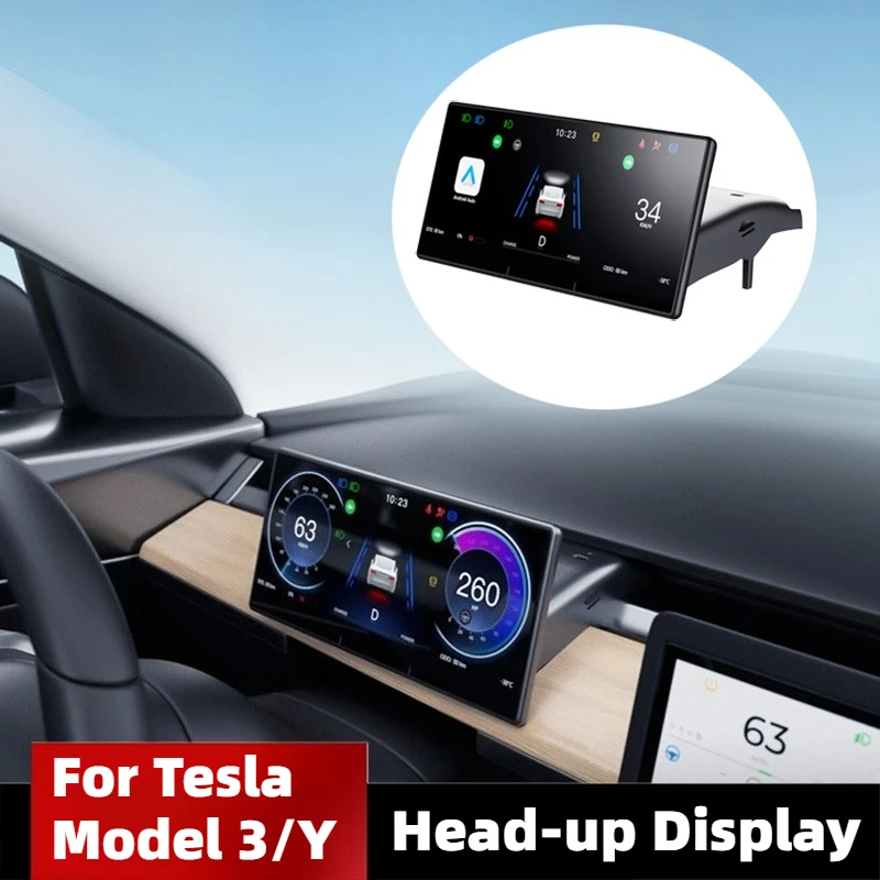 Дисплей heads-up для tesla model