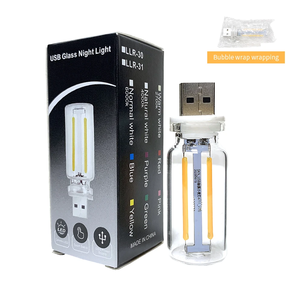 Автомобильный usb-ночник с сенсорной регулируемой яркостью