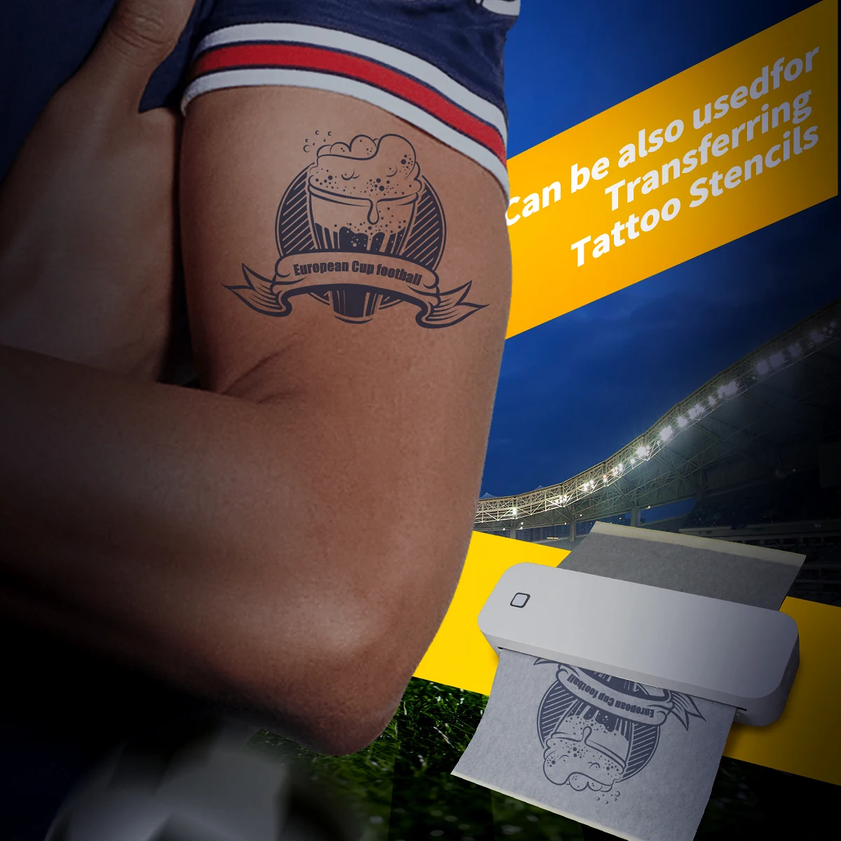 Термальный бесчернильный принтер bluetooth a4 maker - Фотография_5