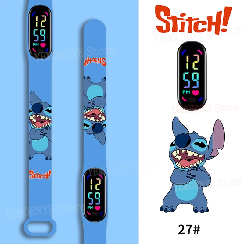 Цифровые детские часы disney stitch
