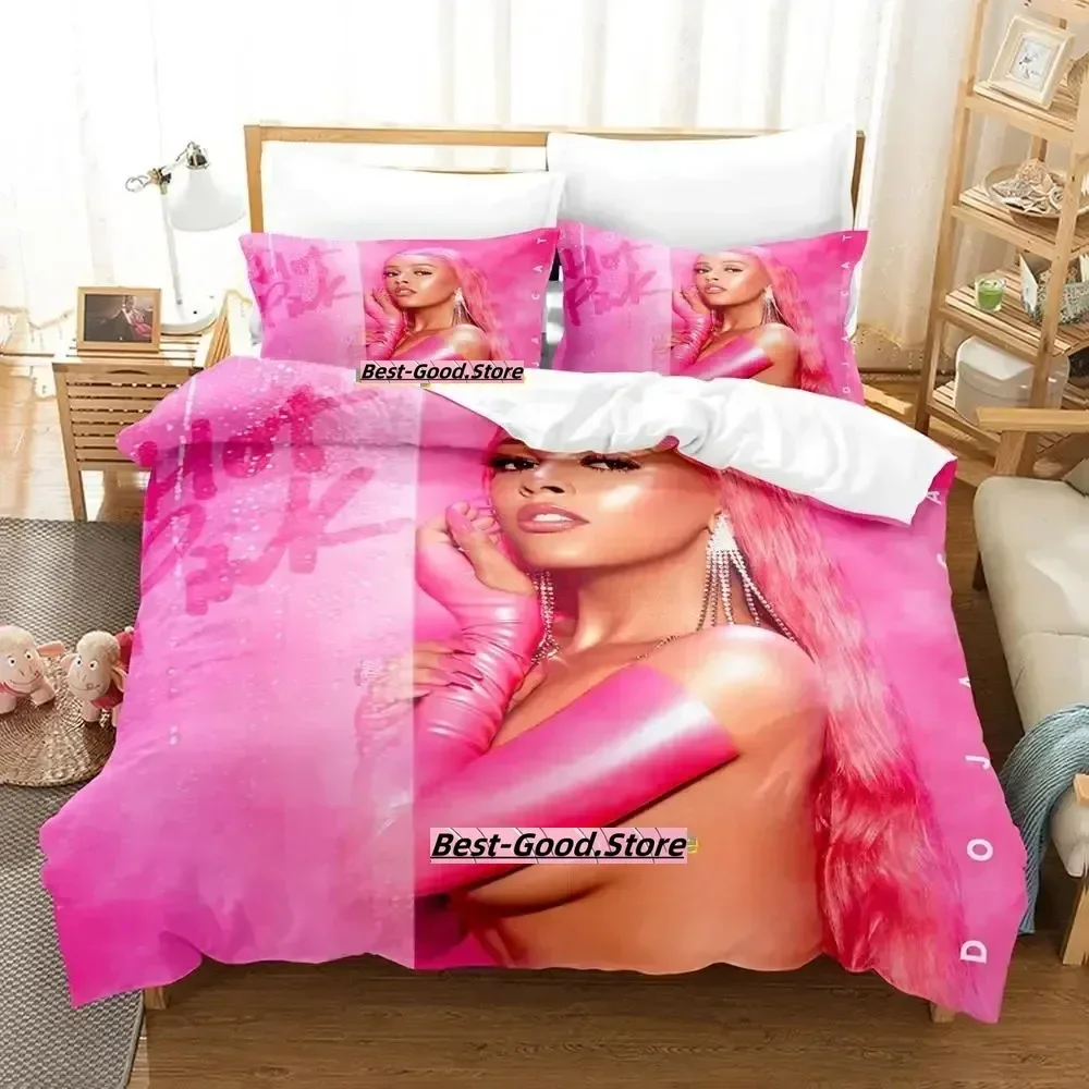 Комплект постельного белья doja cat single twin full queen king size - Фотография_3