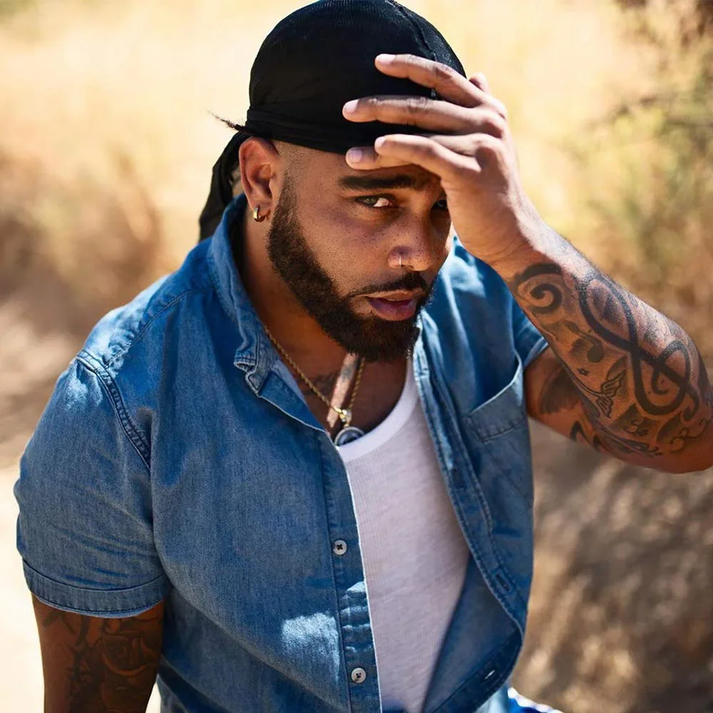 Мужская шелковая бандана durag - Фотография_3